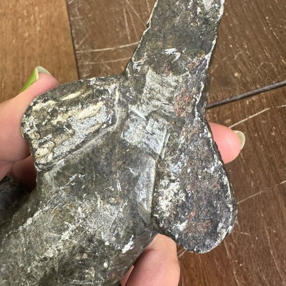 Vintage African Soapstone Carved Alligator Crocodile 6 Inch Long Figurine - Picture 5 of 9